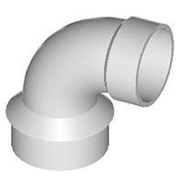 1/4 Bend (90) Reducing Elbow SxH -LR