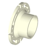 Adjustable Closet Flange - with Plastic Ring and Molded Test Plate