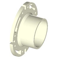 Adjustable Closet Flange - with Plastic Ring