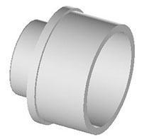 DWV Adapter Bushing SxH (SDR 35) SW (Short) Sewer SpigotxSW DWV Hub - LR