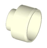 DWV Adapter Bushing SxH (SDR 35) SW (Short) Sewer SpigotxSW DWV Hub