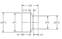 DWV Adapter Coupling HxH (SDR35) Schm