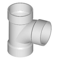 Sanitary Tee (T-Y) HxHxH - LR