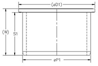 Spigot Plug (S) PVC Solvent Weld DWV Schm