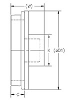 Threaded Plug - Raised W_Gasket Schm