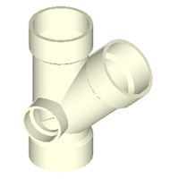 Wye w_Left Side Inlet