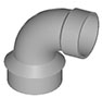 1/4 Bend (90) Reducing Elbow SxH-HR