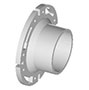 Adjustable Closet Flange - with Plastic Ring and Molded Test Plate -LR