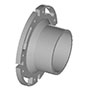 Adjustable Closet Flange - with Plastic Ring and Molded Test Plate-HR