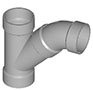Combo Wye & 1/8 Bend HxHxH (2 Piece) -HR