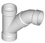 Combo Wye & 1/8 Bend HxHxH (2 Piece) -LR