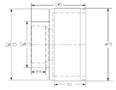 DWV Adapter Bushing SxH (SDR 35) SW (Short) Sewer SpigotxSW DWV Hub Schm