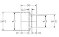 DWV Adapter Coupling HxH (SDR35) Schm