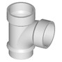 Sanitary Tee (T-Y) SxHxH -LR