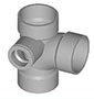 Sanitary Tee Side Inlet (Left Hand HxHxHxH SI)-HR