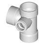 Sanitary Tee Side Inlet (Right Hand HxHxHxH SI) -LR