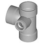 Sanitary Tee Side Inlet (Right Hand HxHxHxH SI)-HR