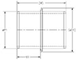 Vertical Riser Adapter SxS Schm